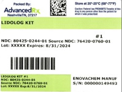 Label 1 (Lidolog Kit 80425 0244 01)